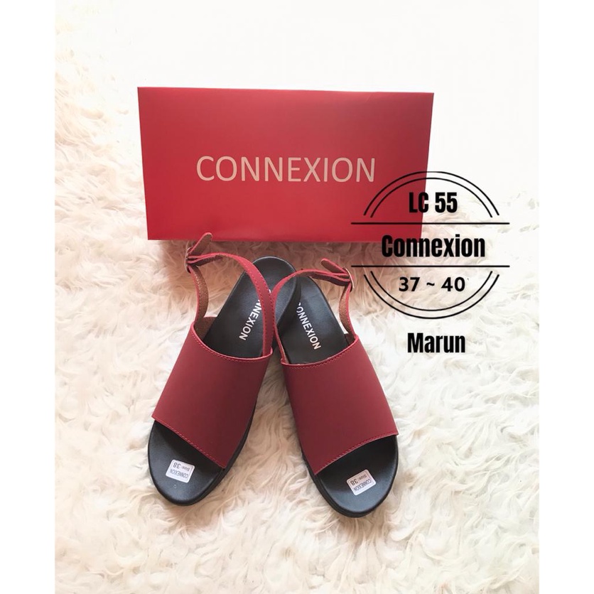 11.11 SALE : Sandal LC 55 wanita terbaru/sandal cantik/sandal model terbaru/sandal slop/sandalwanita/sandal lucu/sandal cantik