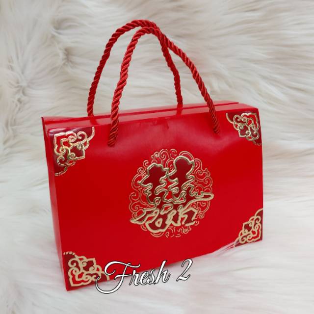 

Paperbag shuangxi kecil murah / peperbag sangjit / hempers sangjit