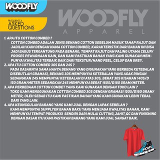  KAOS POLOS MERK  WOODFLY WARNA HIJAU MINT COTTON COMBED 30S 