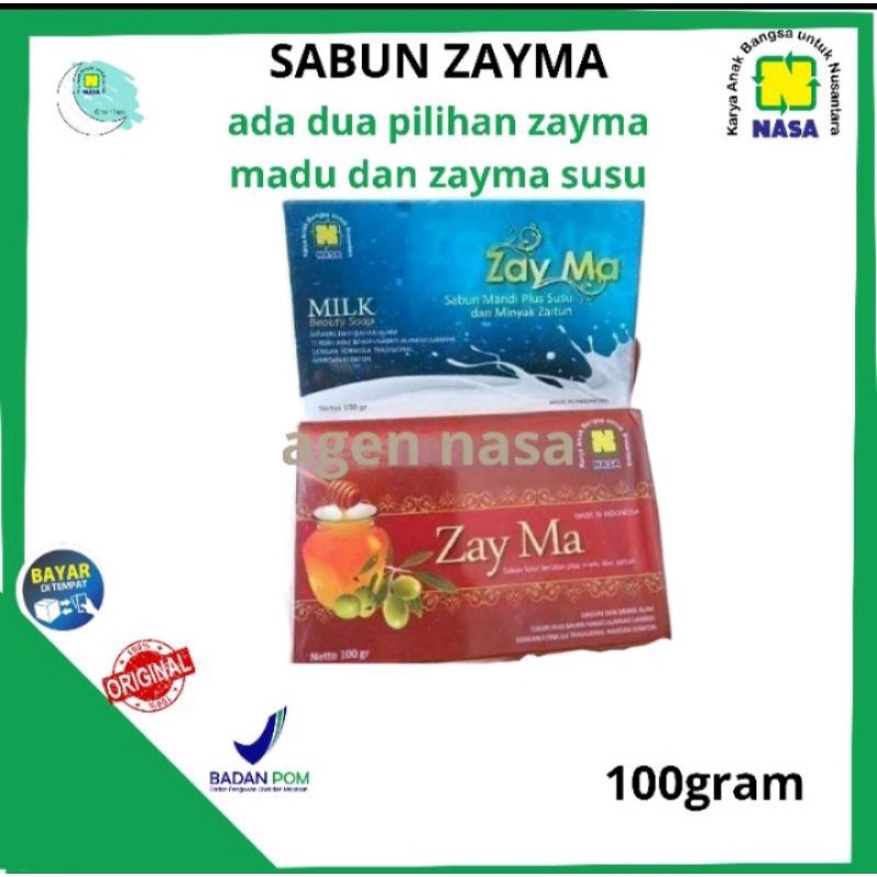 ZAY MA SABUN LULUR MADU-ZAYMA NASA| ZAYMA MADU | SABUN PEMUTIH