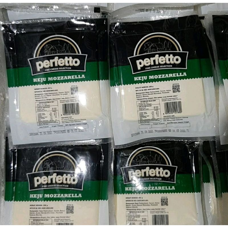 Perfetto / Anchor Keju Mozzarella 250gr exp date Maret 2024 ASLI DISTRIBUTOR PACKAGING