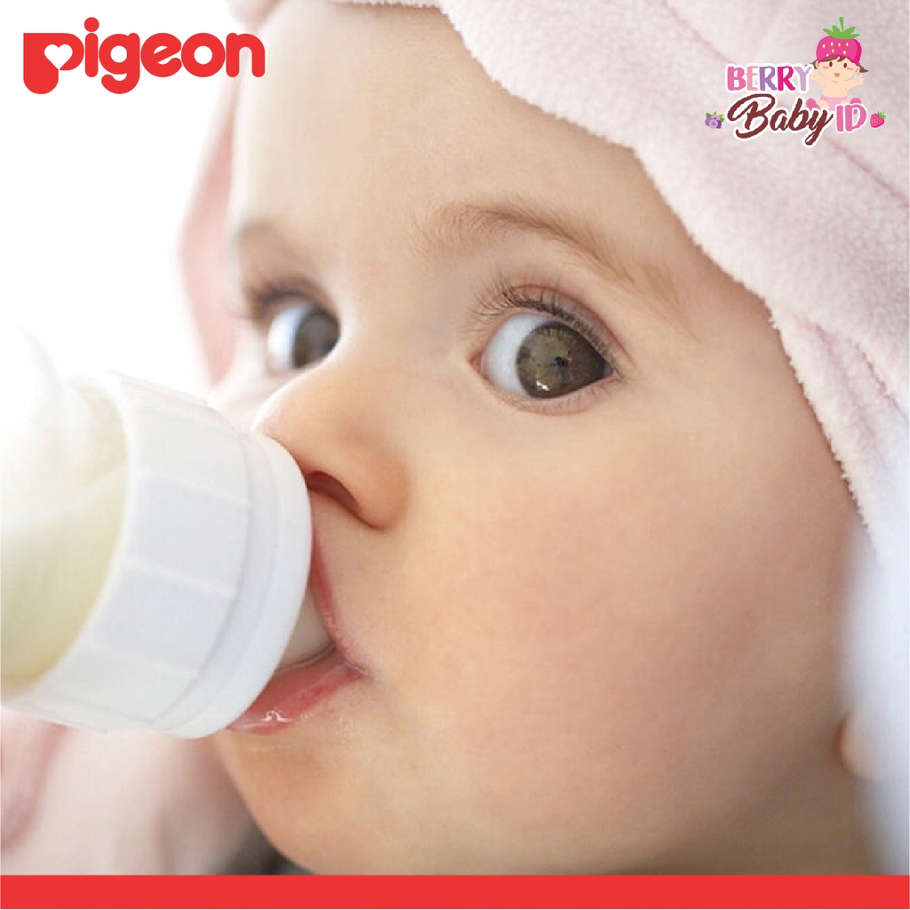 Pigeon Paket Beli 2 Gratis 1 Botol Susu Bayi Soft Touch 240 ml 3m+ Berry Mart