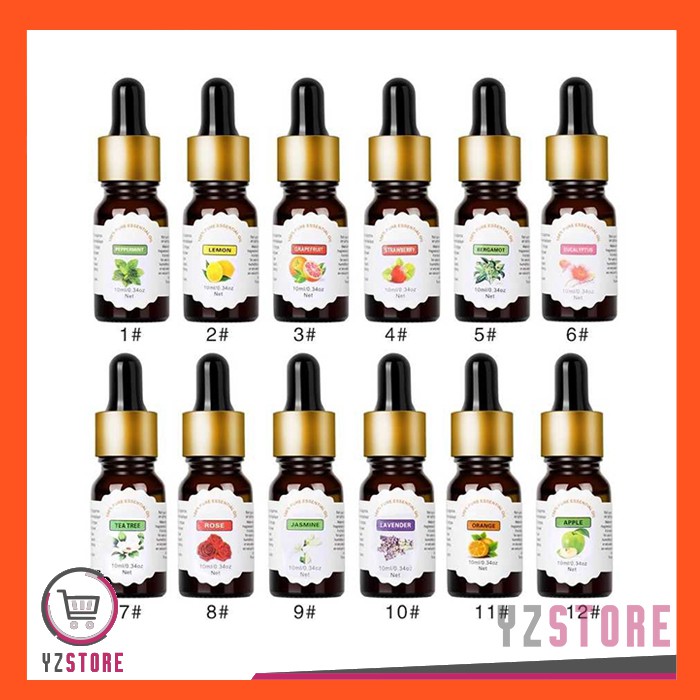 Essential Oil Aroma Terapi Aromatherapy Pengharum Ruangan Pure Diffuser 10ml YZ70