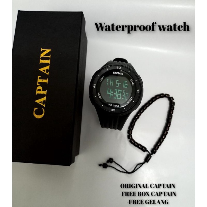 JAM TANGAN PRIA ORIGINAL CAPTAIN WATERPROOF