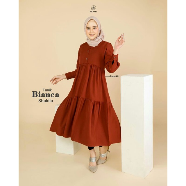 ❤️ Tunik Bianca shakila ORI by Ar Rafi|Bianca tunik at Rafi sk