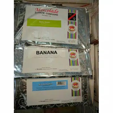 

Coklat MERCOLADE Warna Rasa Rainbow 1KG / Mercolade Rainbow Compound 1KG