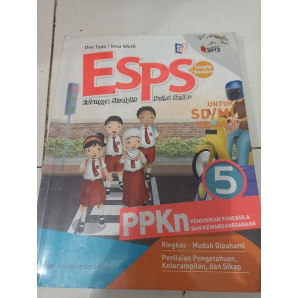 buku bekas ESPS PPKN kelas 5sd