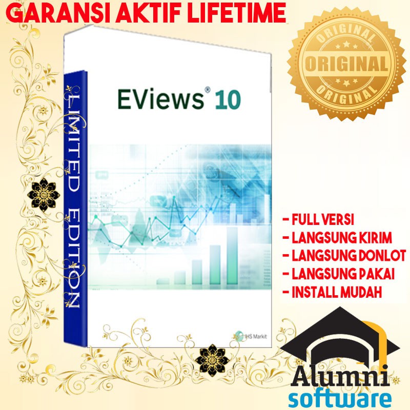 [FULL VERSION] EViews 10 Enterprise Edition LIFETIME - GARANSI AKTIVASI