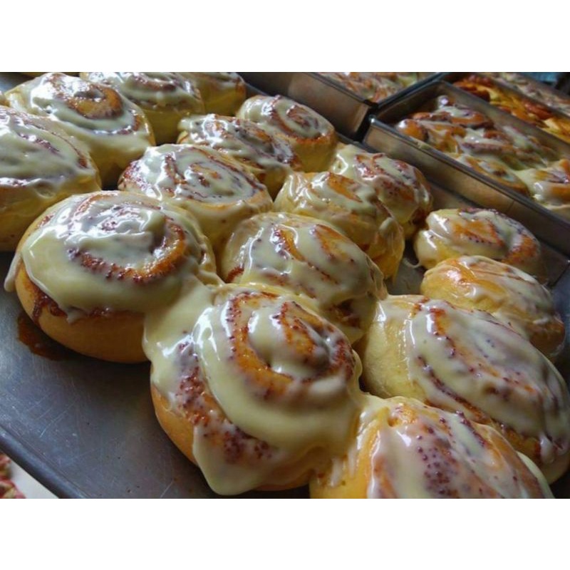 

happybakery.in CINNAMON Rolls Topping Cream Cheese/Coklat