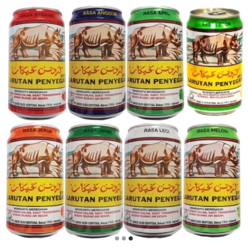 

LARUTAN KALENG CAP BADAK 320 ml isi 24