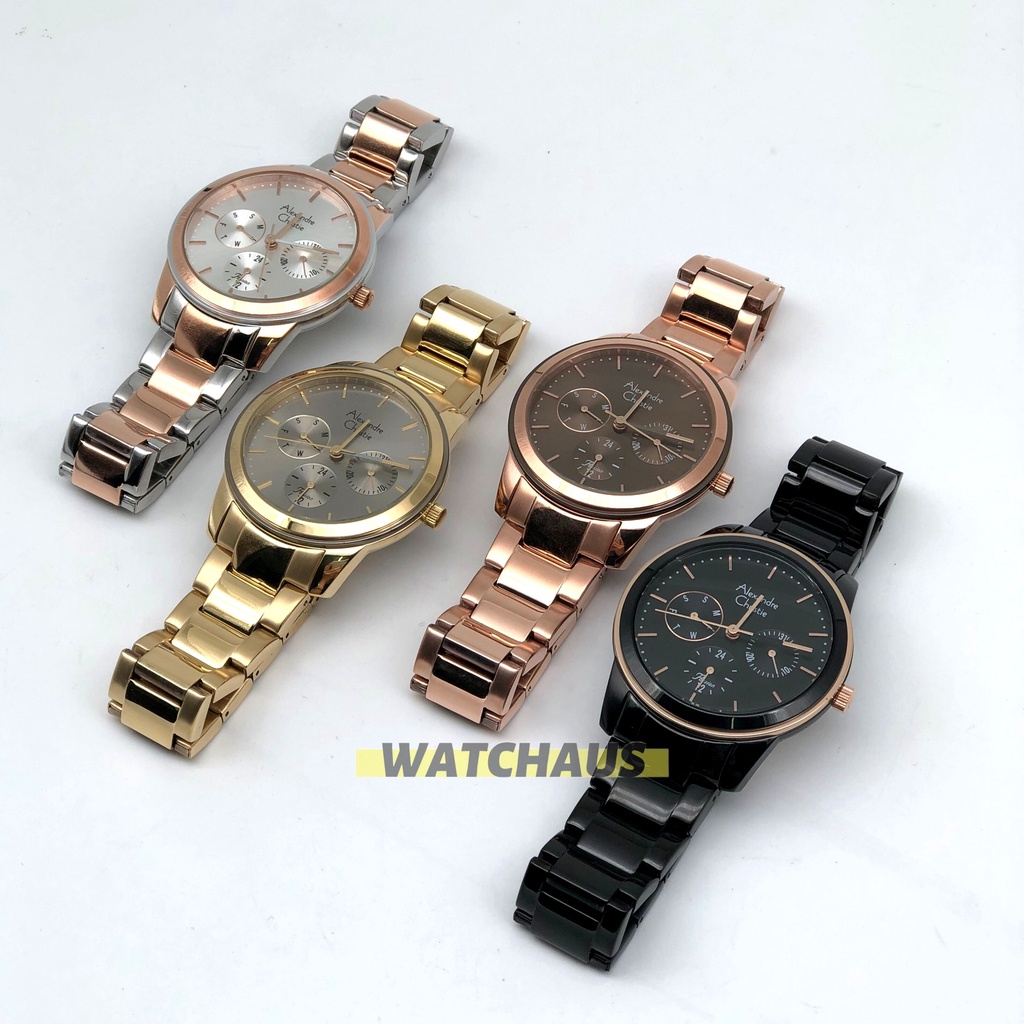 JAM TANGAN WANITA ALEXANDRE CHRISTIE AC2965 AC 2965 STAINLESS STEEL ORIGINAL