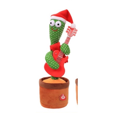 BONEKA KAKTUS Cactus Toy Boneka Pintar Kaktus Joget Joged Goyang Bisa Ngomong Rekam Bicara Menari Dance Dancing