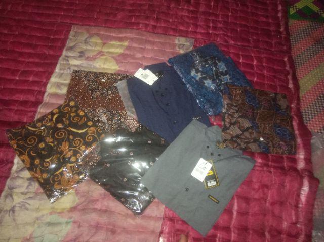 Kemeja Batik Lengan Panjang Batik  Danabrata Pria Motif Songket Hijau Kode 031 M L Xl Xxl Regular