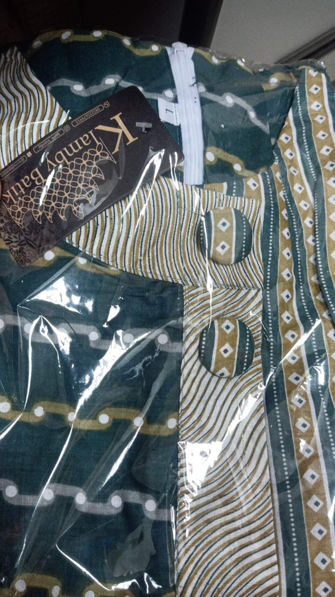 Tunik Adiba | Atasan Tunik Premium Batik Cap Kombinasi