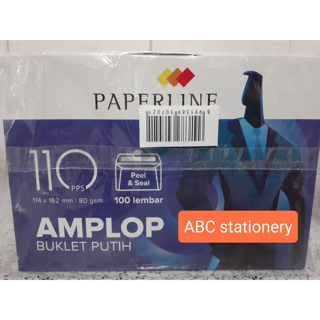 

Amplop Paperline 110 polos (isi 100 lbr) 80gsm