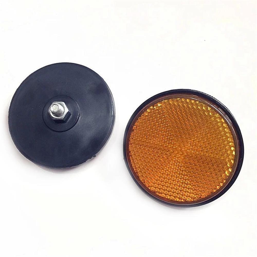 QUINTON Reflektor Motor 2inch 2Pcs Warning Untuk ATV Scooter Aksesoris Motor Reflector Panel