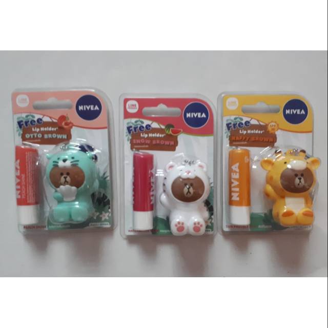 Nivea lip balm free holder line edition limited