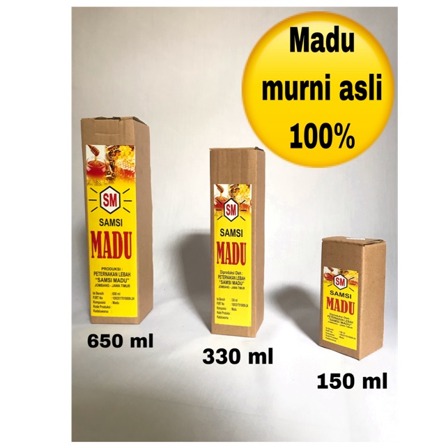 

Kemasan 150ml | Madu Bunga Randu | Madu Samsi Murni 100% Tanpa Campuran