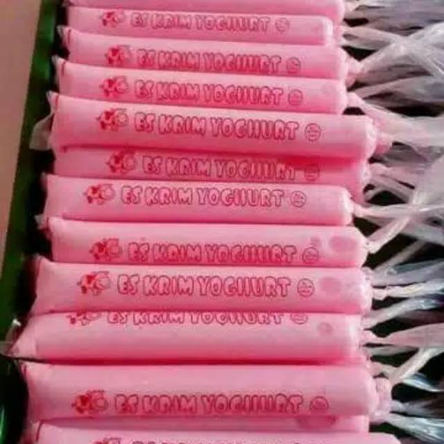 Plastik es mambo sablon 3x23 cm / plastik es mambo kekinian sablon kata kata mutiara lucu motivasi