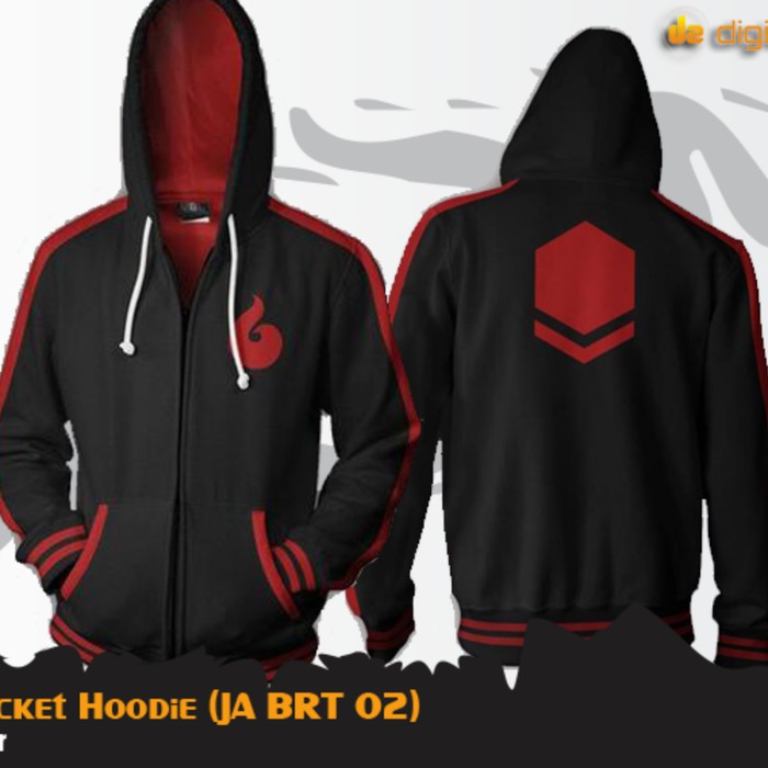 Jaket Anime Boruto Black