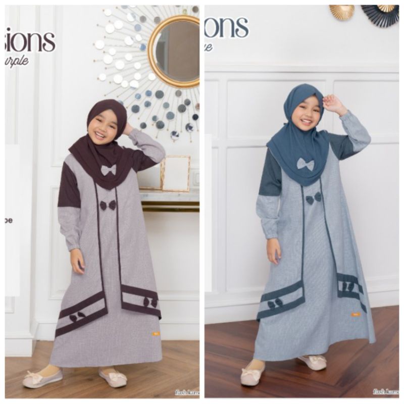 DIMENSIONS NIBRAS GAMIS ANAK