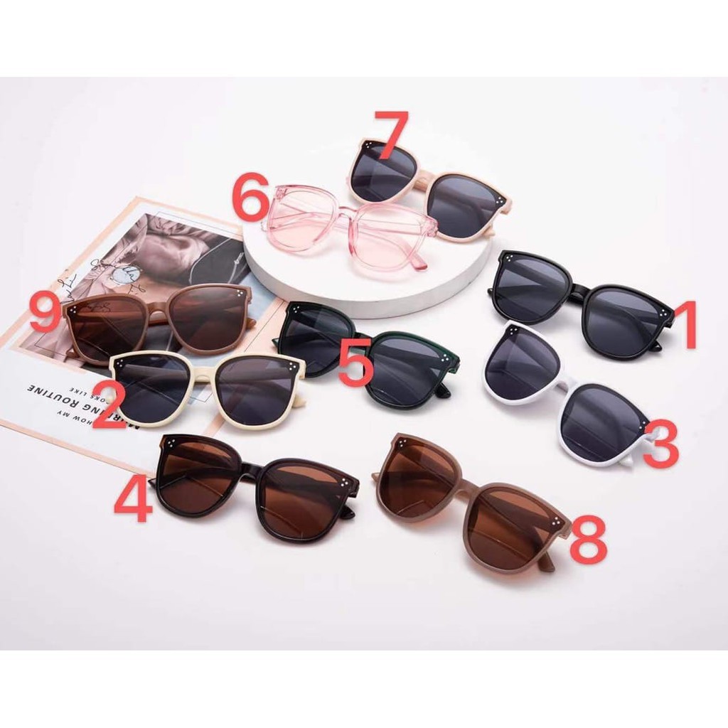 ⭐ JKTMART ⭐ Kacamata Wanita Pria Optik Anti Sunglass Dengan Fashion Sunglasses Eyewear KUV R297-4