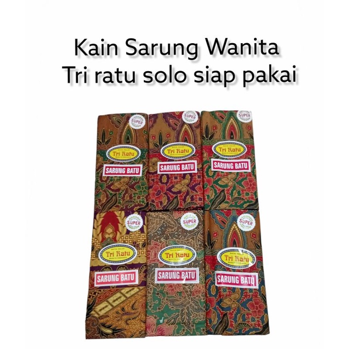 KAIN SARUNG BATIK / SARUNG BATIK WANITA / KAIN BATU / JARIK BATIK