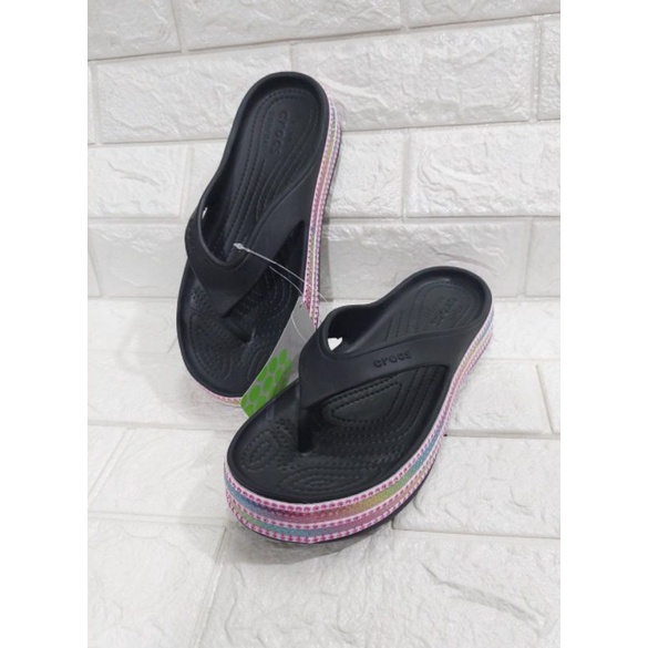 crocs platform flip / sandal wanita crocs platform