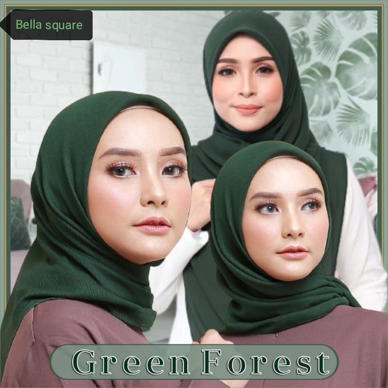 BELLA SQUARE POLLYCOTTON ( PART 5 )o-Green forest