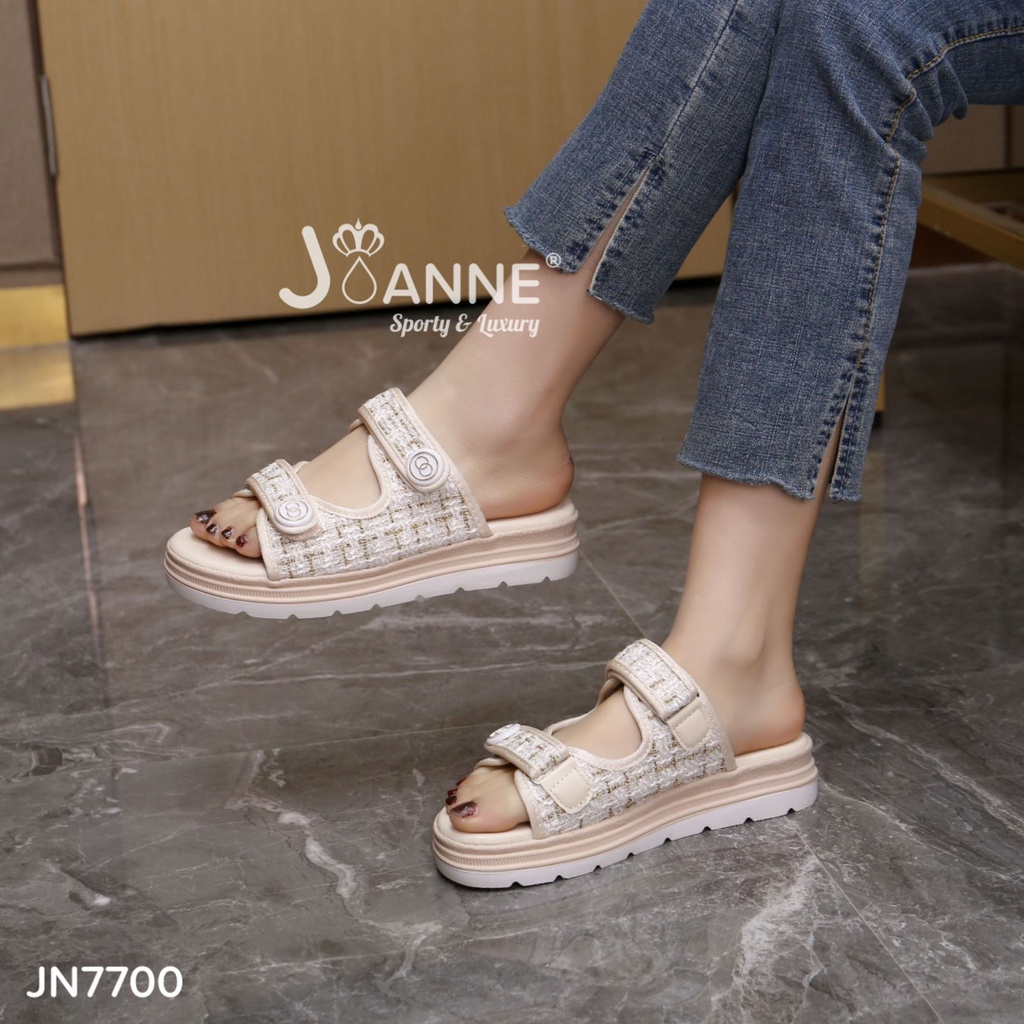 JOANNE Slop Wedges Sandal Gunung #JN7700 ORIGINAL