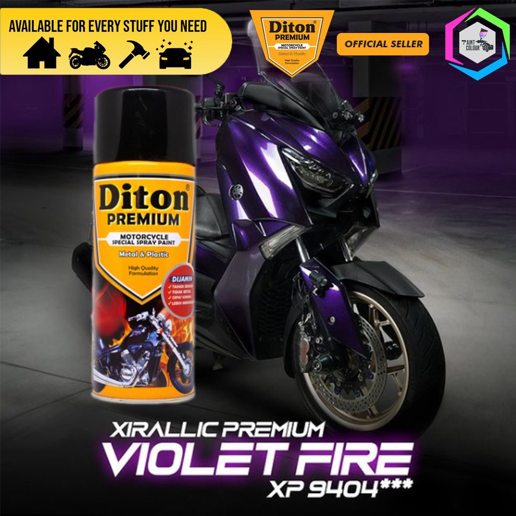 Cat Semprot DITON PREMIUM Xirallic - Violet Fire XP 9404***