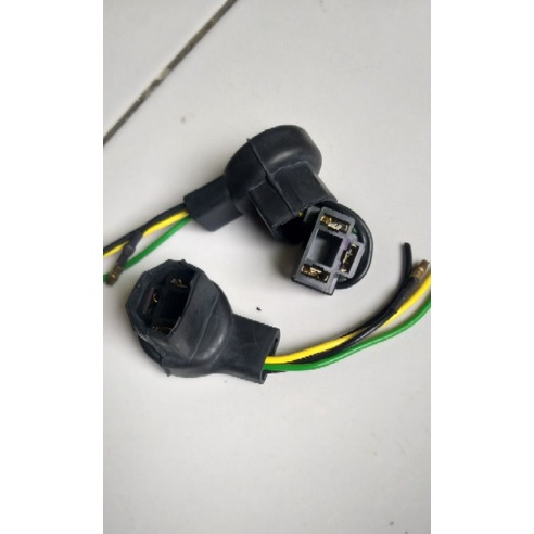 Soket female lampu depan headlamp HL tipe H4 original Yamaha old new Vixion Byson Xabre R15