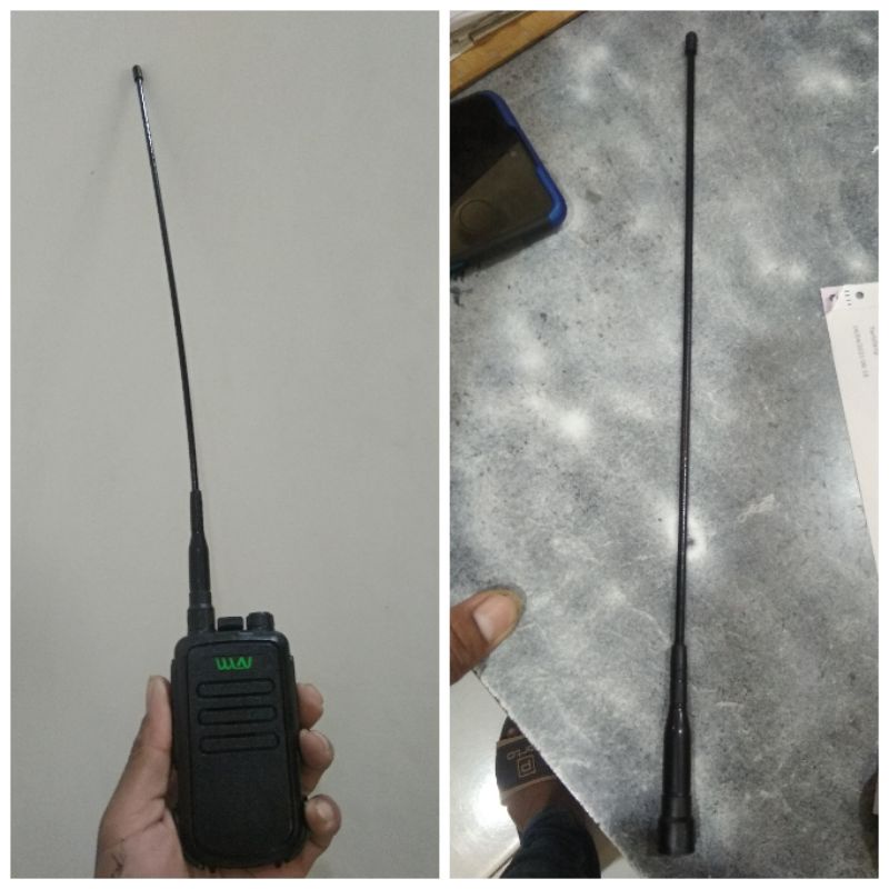 Walkie talkie ht WLN KD - C 100 paket antena panjang 35 cm