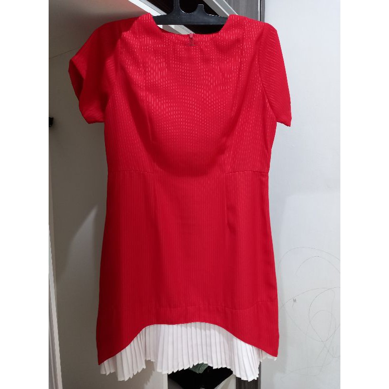 Nayla Dress / terusan merah - preloved