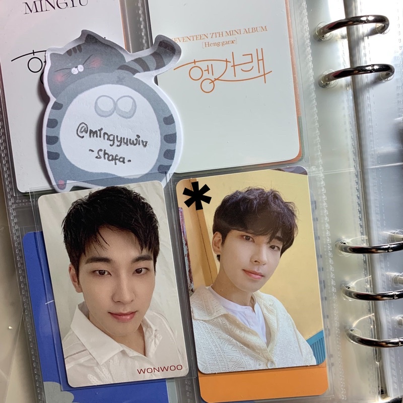 [BOOKED] photocard wonwoo hmv 24h henggarae