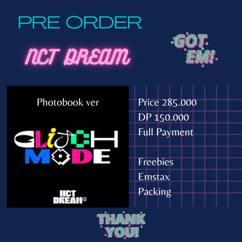 [PO] NCT DREAM Glitch Mode Photobook