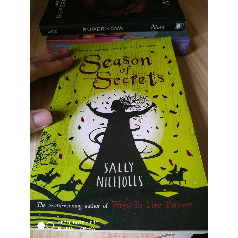 buku novel season of secrets bahasa inggris import impor
