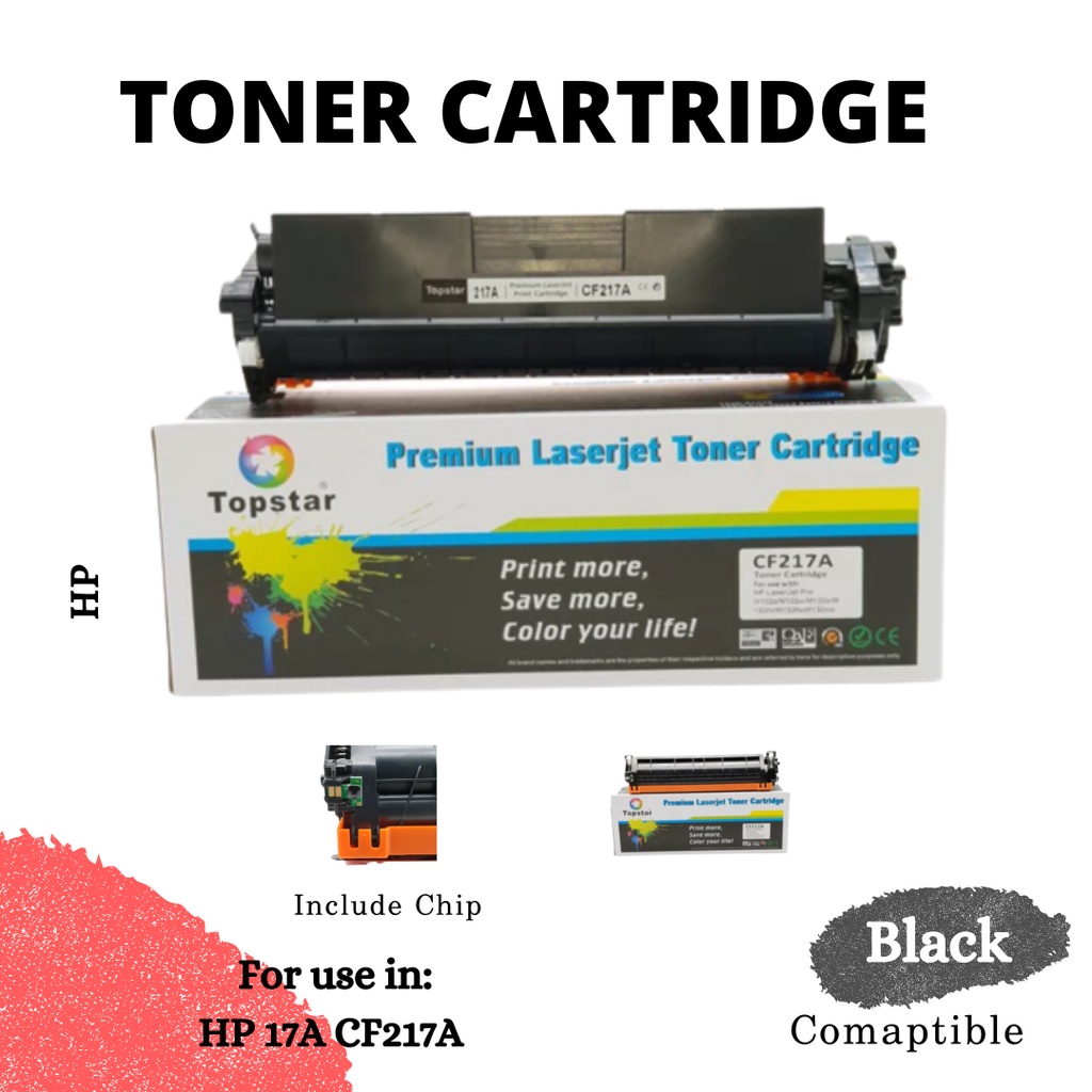 Toner HP 17A CF217A Laserjet Black Compatible