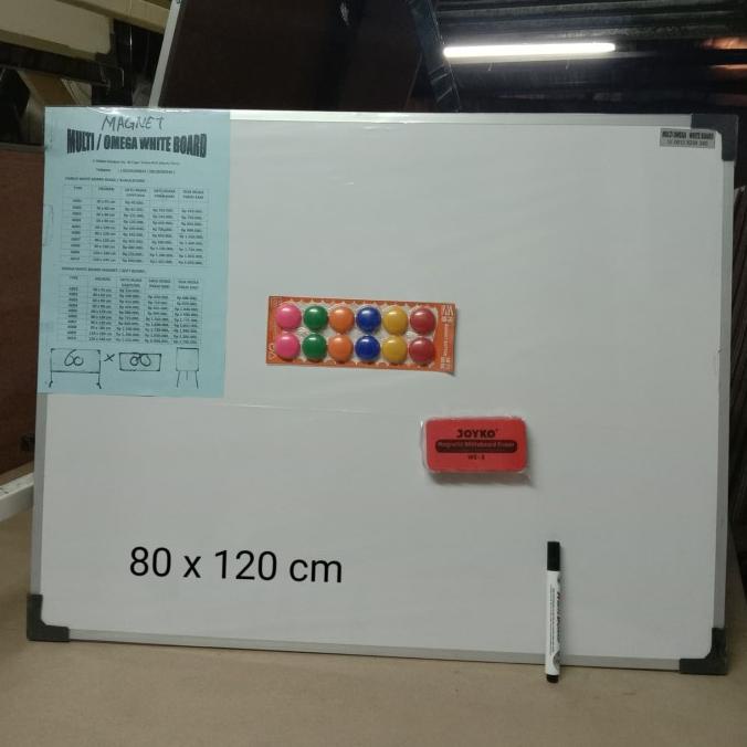 

Office & Stationery | Alat Tulis | Whiteboard Magnetik Gantung 80 X 120 Cm | Best Seller