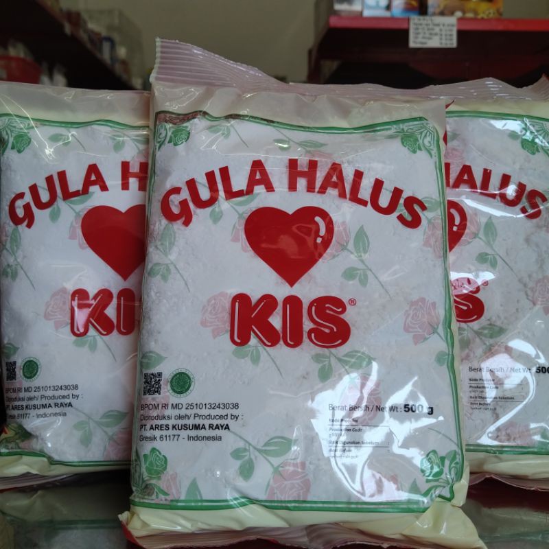 

Gula Halus Kis 500 gr / Powdered Sugar / Gula Castor / Caster / Tepung / Bubuk