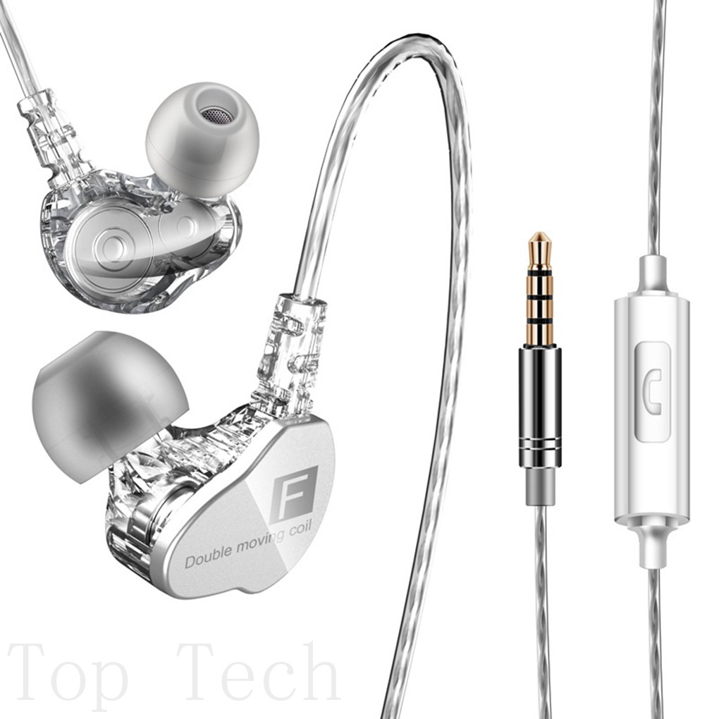 Qkz ck9 Earphone In-ear Stereo Heavy Bass dengan Kabel