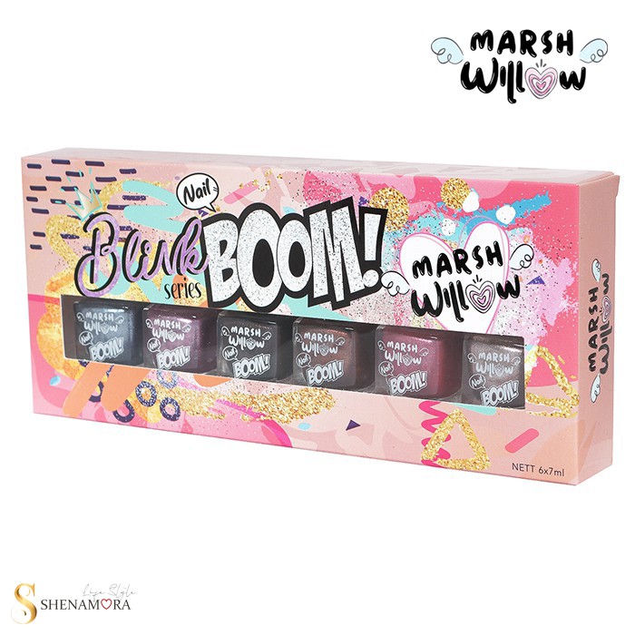 Marshwillow Nail Boom Polish Set Seriews 7mL | @ 6Pcs