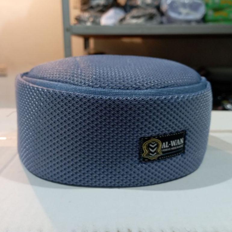 SOR.25Au22υ– Peci Jaring Spon Busa Bulat Sarang Tawon Habasya Kopiah Dewasa Ijazi Sagofah Songkok Ha