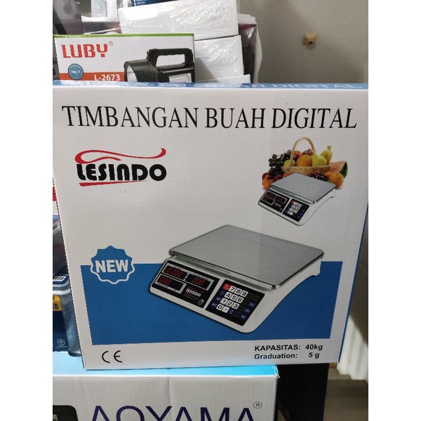 timbangan buah digital lesindo LS21 40kg