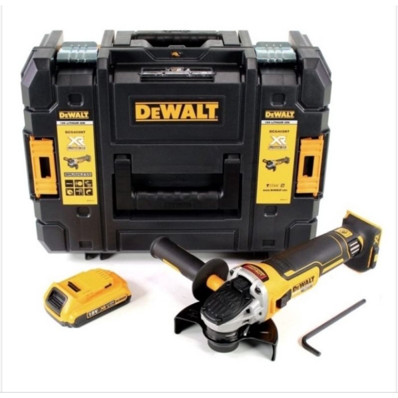 Dewalt DCG405 Gerinda Tangan Baterai Cordless Brushless DCG 405 Li ion