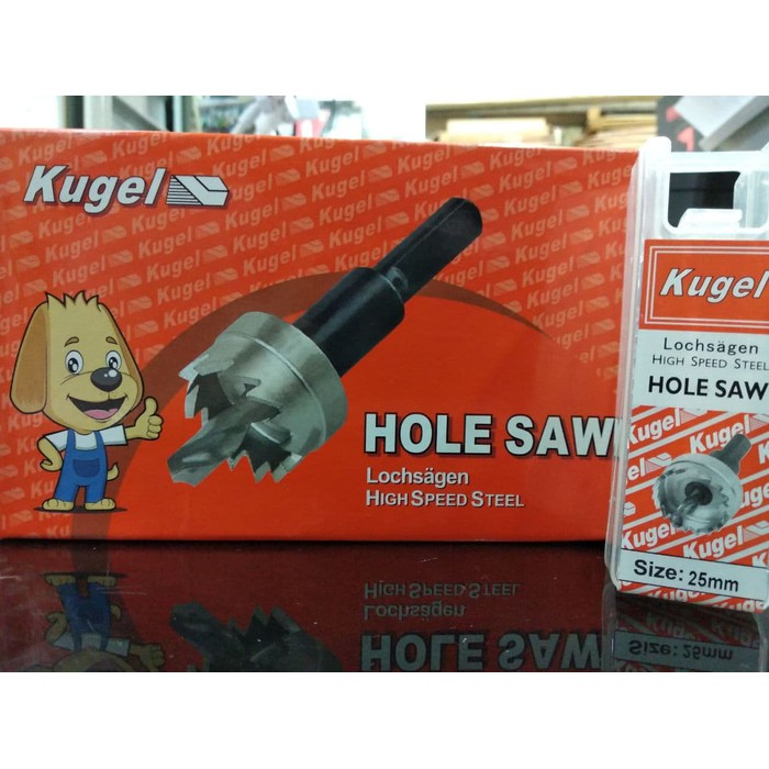 MATA BOR HOLESAW HSS 25 MM - MATA BOR PELUBANG PLAT BESI 25 MM