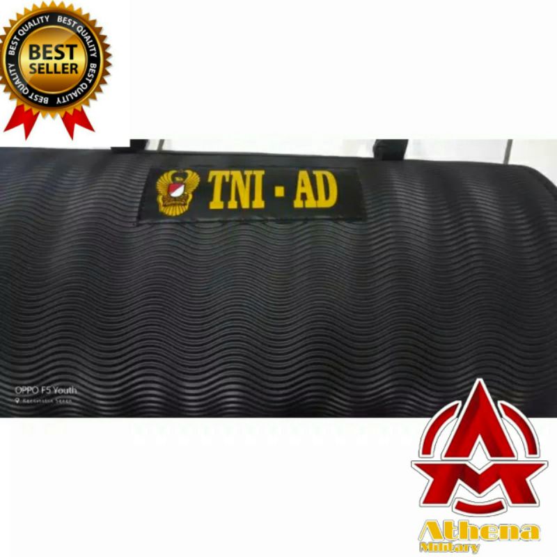 Matras TNI AD |Matras Camping |Rolling bed TNI AD hitam