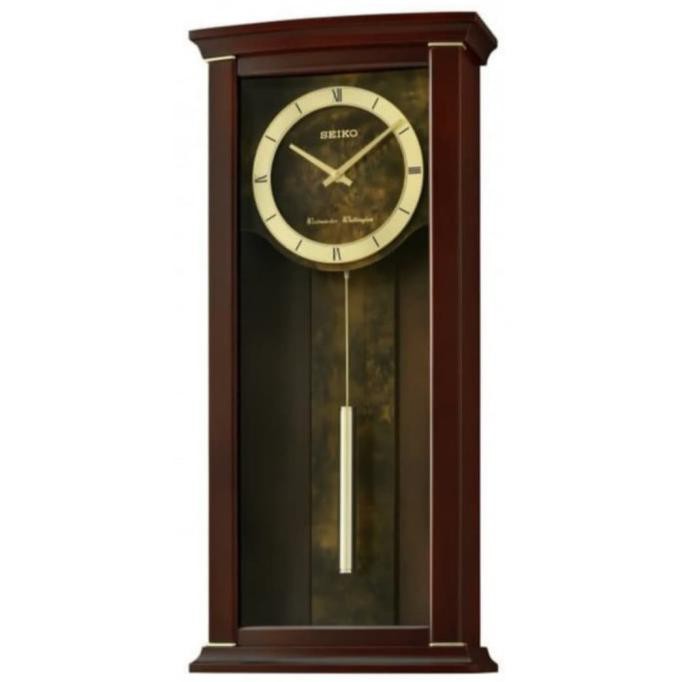 Jam Dinding Seiko Qxh067 B Naga.Emas