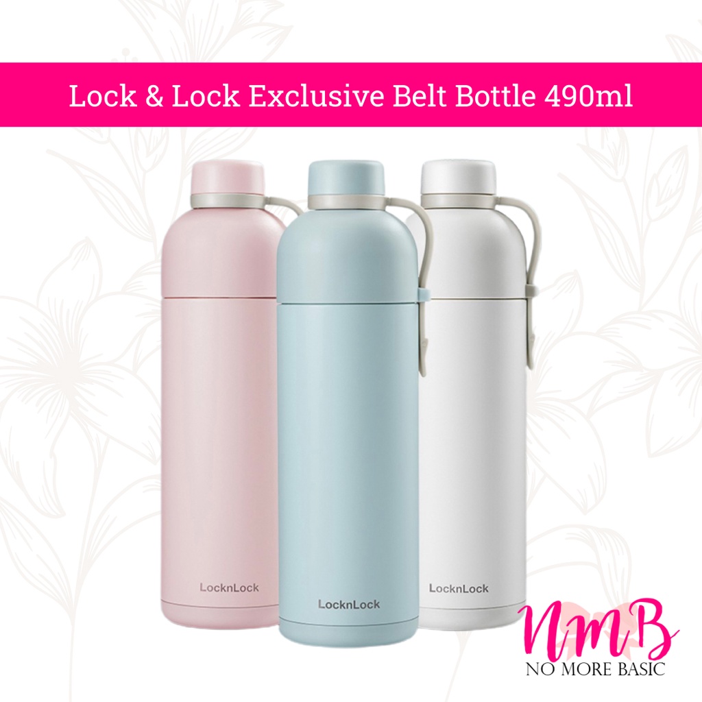 Lock &amp; Lock Exclusive Belt Bottle 490ml Tumbler Lock n Lock Termos dan Botol Minum Sport