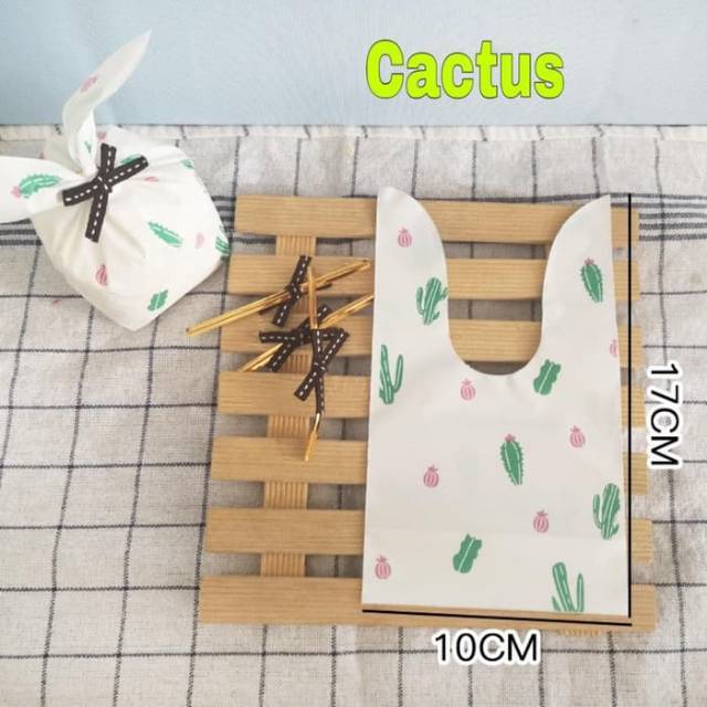 10 pcs plastic bungkus maknan, kemasan makanan lucu, hadiah sourvernir rabbit